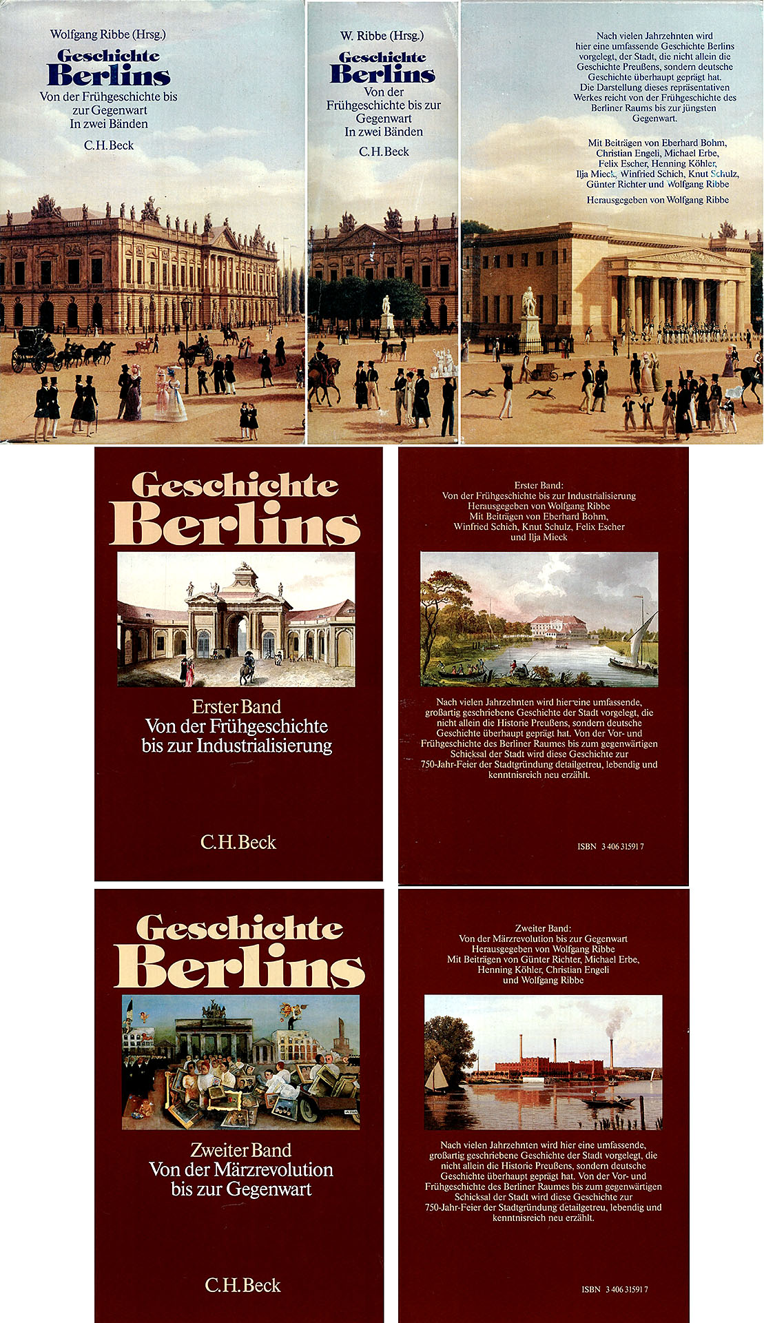 Geschichte Berlins - 2 Bände